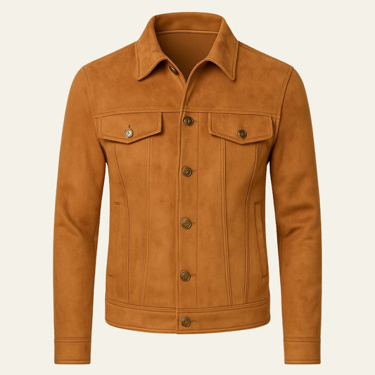 The Cortina Suede Lapel Jacket