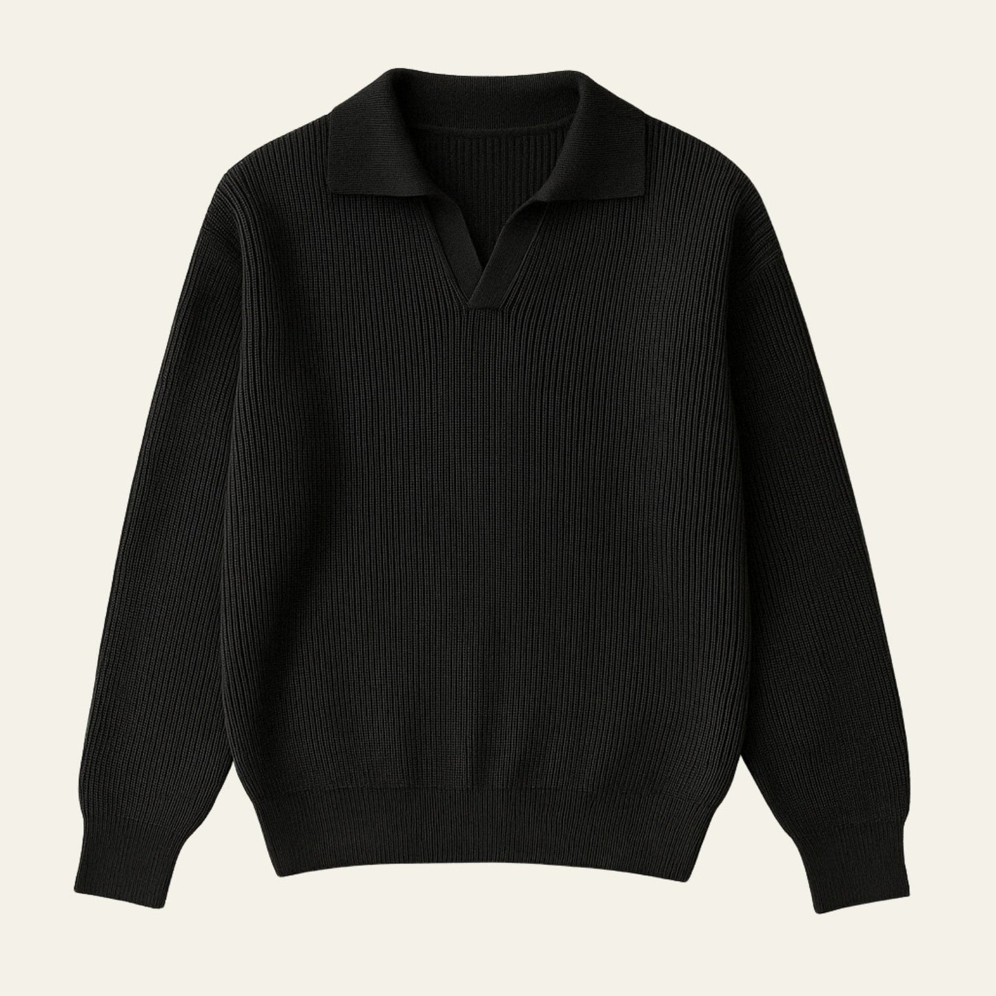 The Lugano V-Neck Knit Sweater Polo