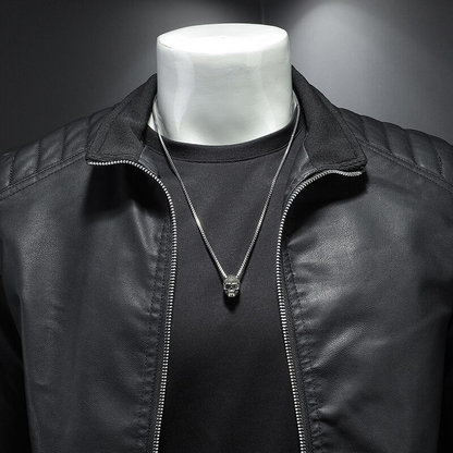 The Vienna Biker Faux Leather Jacket