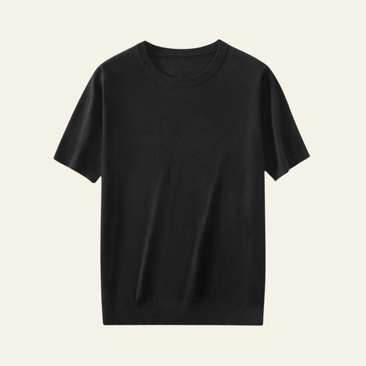 The Lisbon Wool Knit Casual T-Shirt