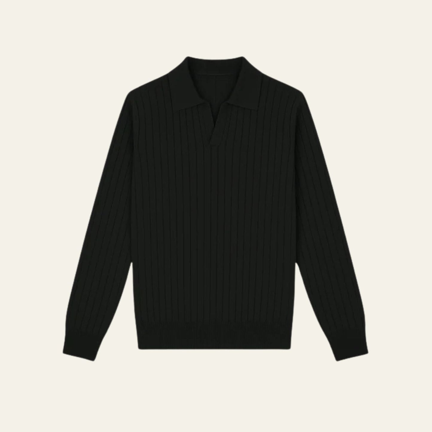 The Lucerne Ribbed Knit Polo