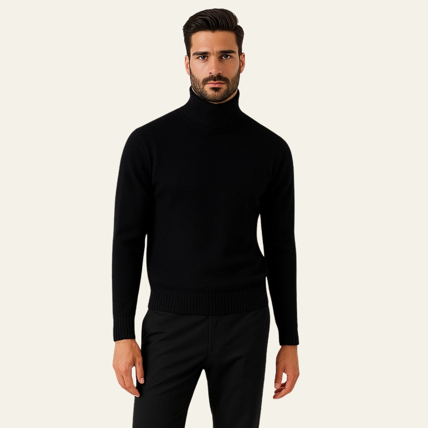 The Sloane Cotton Knit Turtleneck