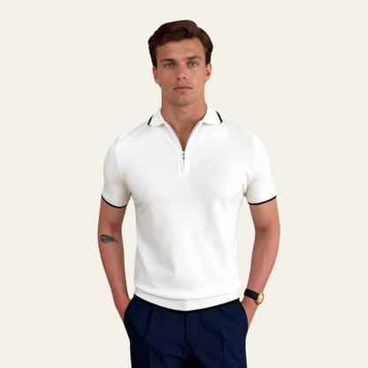 The Monaco Quarter Zip Polo