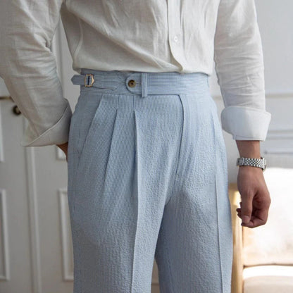 The Portofino Seersucker Yacht Trouser