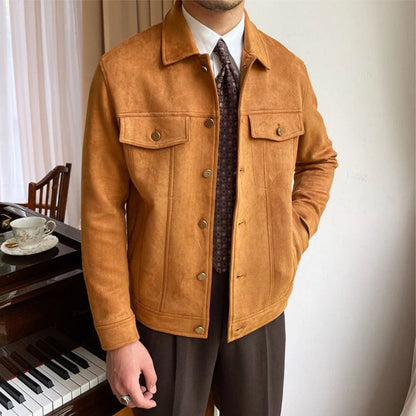The Cortina Suede Lapel Jacket