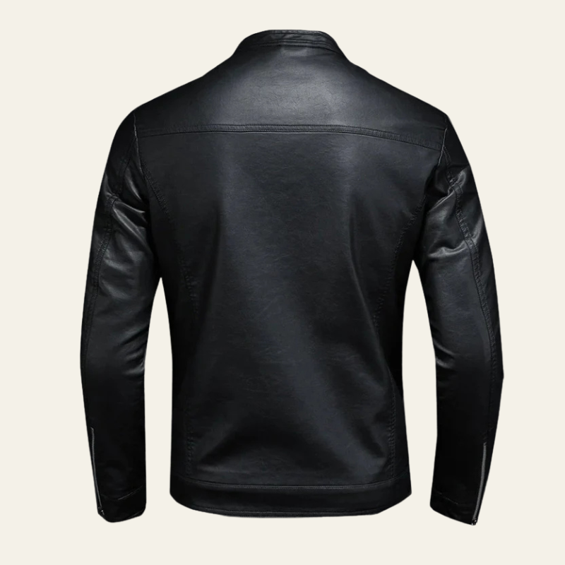 The Monaco Biker Faux Leather Jacket