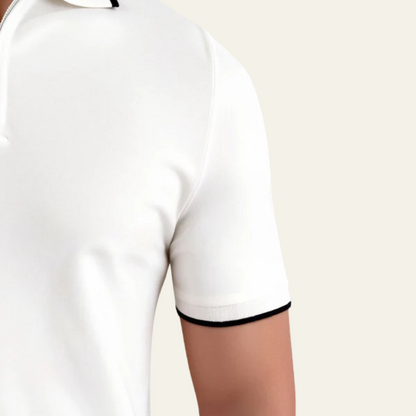 The Monaco Quarter Zip Polo