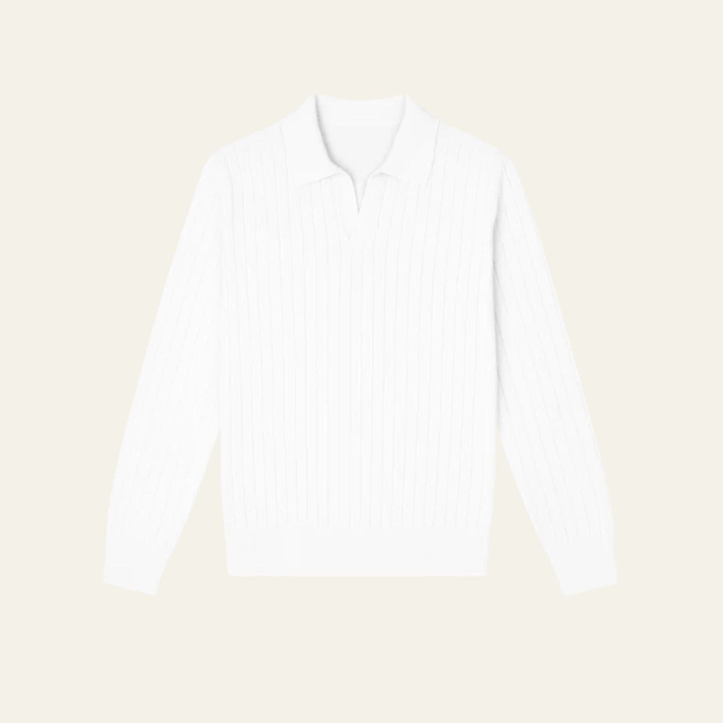 The Lucerne Ribbed Knit Polo