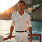 The Positano Ribbed Cotton Polo