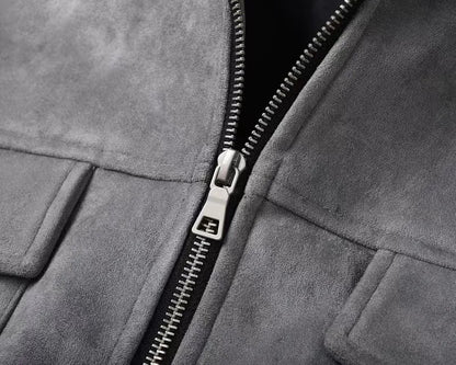 The Vienna Utility Suede Field Jacket