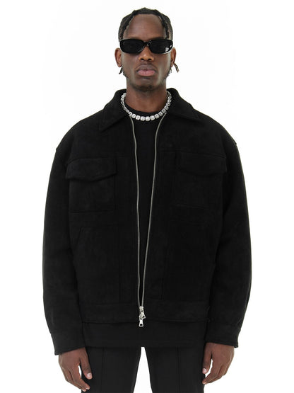 The Vienna Utility Suede Field Jacket