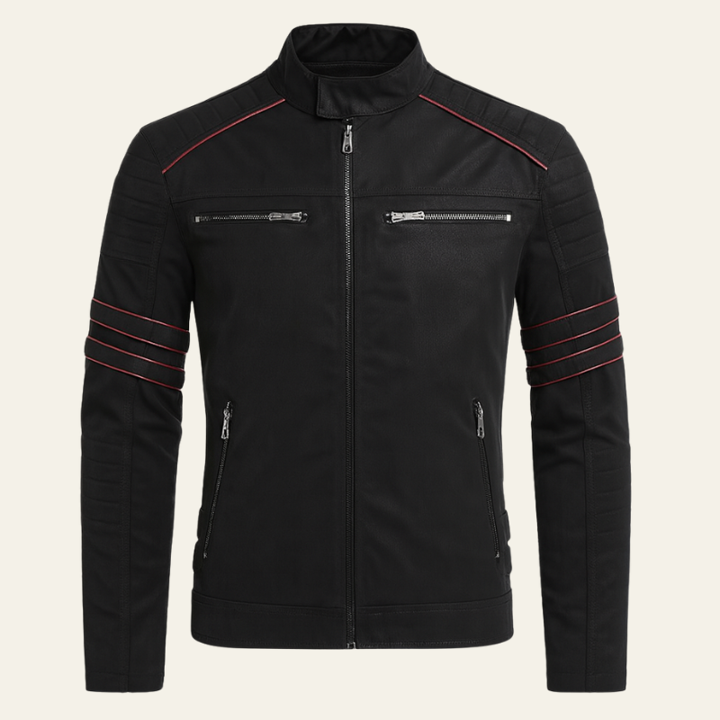 The Monaco Biker Faux Leather Jacket