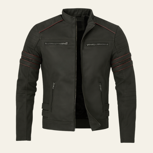The Monaco Biker Faux Leather Jacket