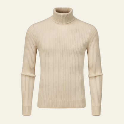 The Siena Ribbed Knit Turtleneck