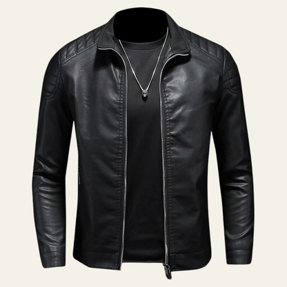 The Vienna Biker Faux Leather Jacket