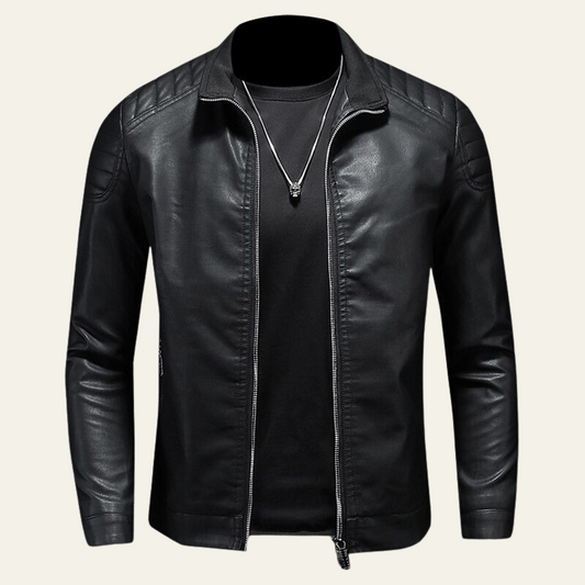 The Vienna Biker Faux Leather Jacket